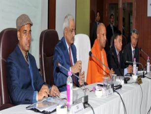 मुख्यमंत्री जी 13 दिसम्बर, 2017 को लखनऊ में तृतीय उत्तरी क्षेत्रीय पुलिस समन्वय समिति की बैठक को सम्बोधित करते हुए। 